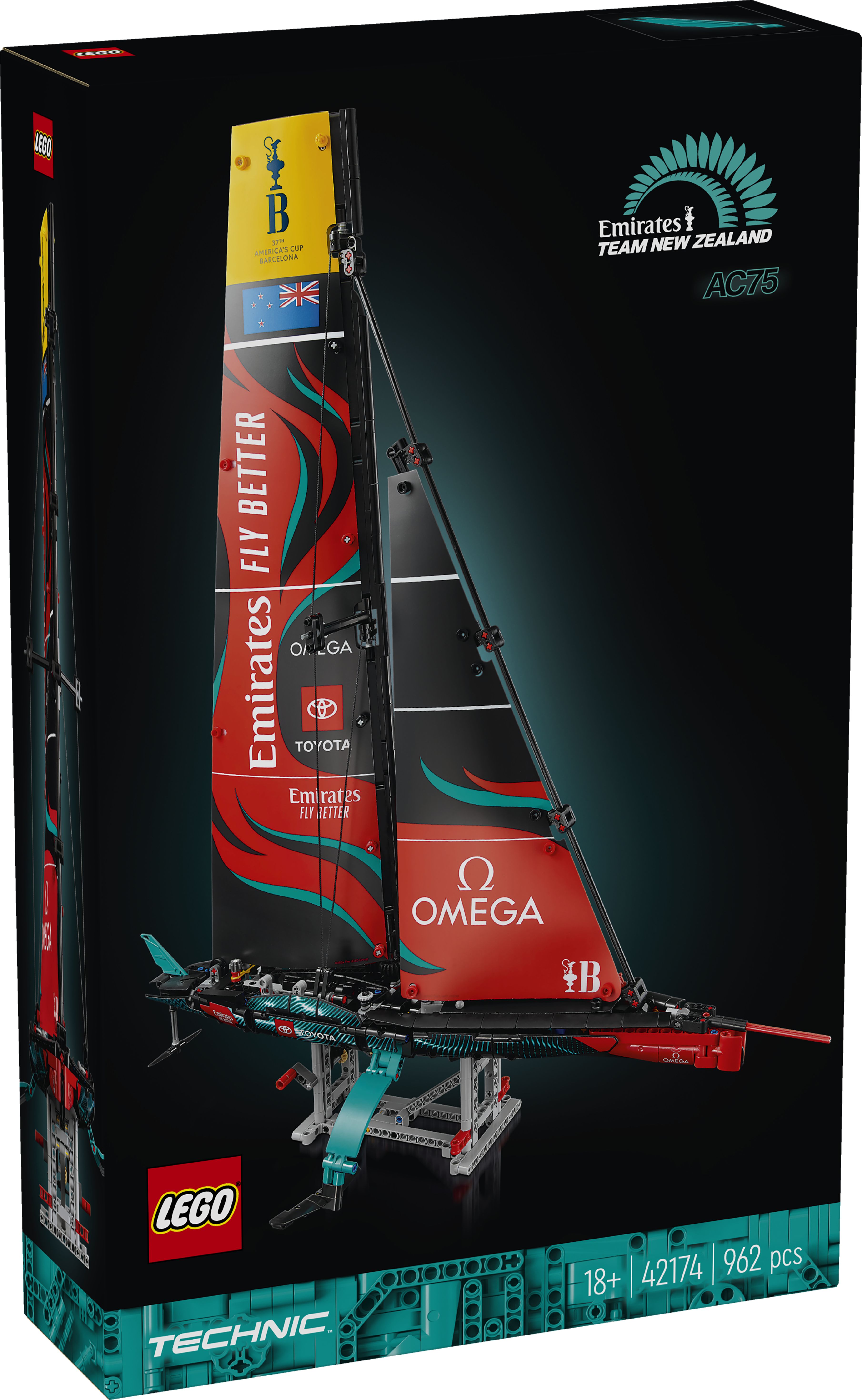 LEGO® Technic Emirates Team Naw Zealand AC75 Yacht (42174) | LEGO