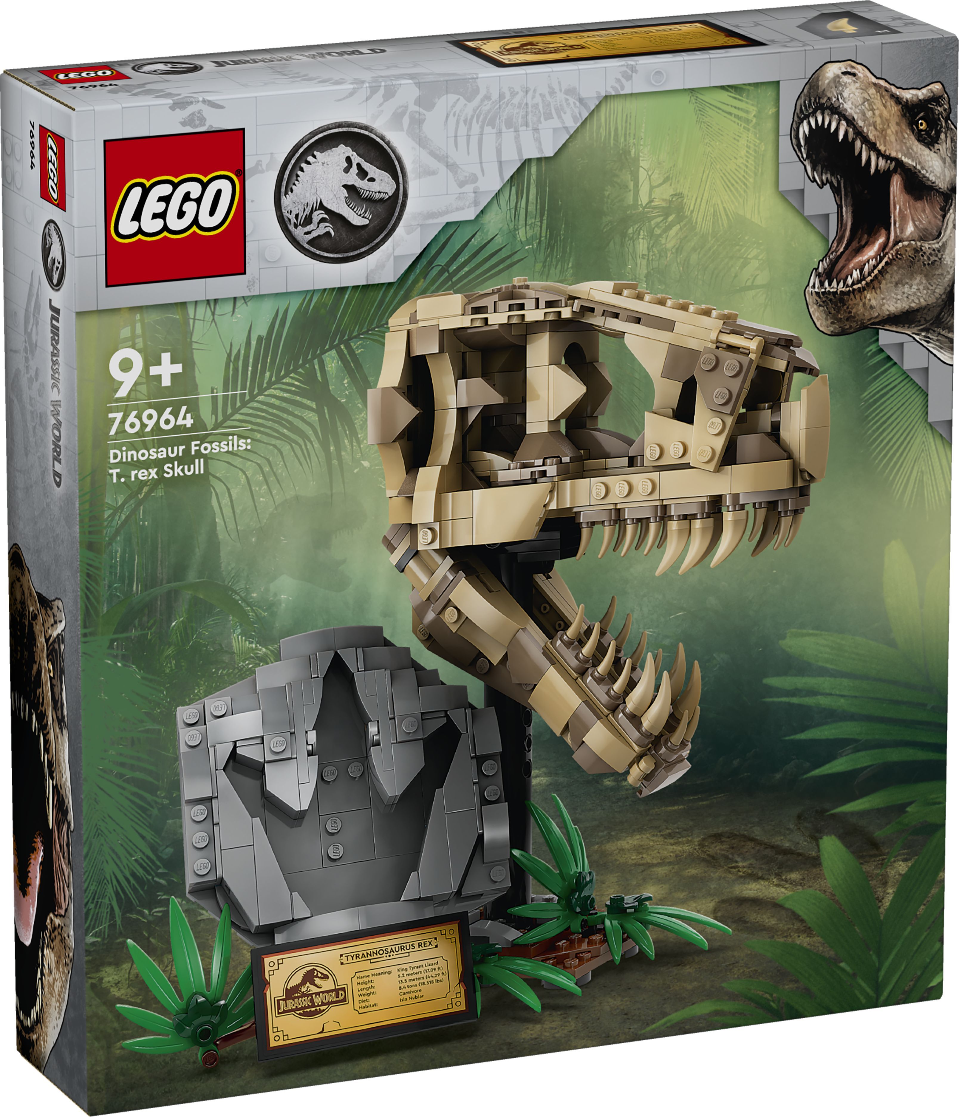 LEGO® Jurassic World Dinosaur Fossils: T.Rex Skull (76964) | LEGO
